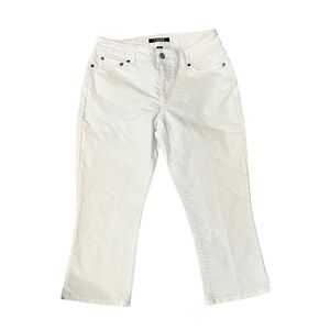 Women's Chaps White Ankle & Cropped Jeans Size 6